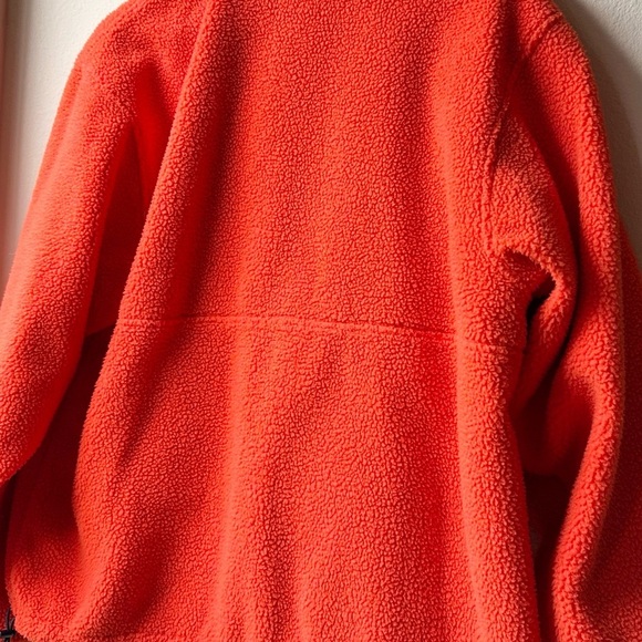 Tory Burch REVERSIBLE NYLON FLEECE PULLOVER JACKET Purple Orange Sz XS - Picture 14 of 16